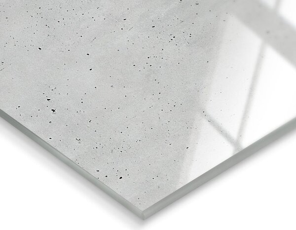 Стенни часовници Glassclock , 20 x 60 cm Concrete - Styler