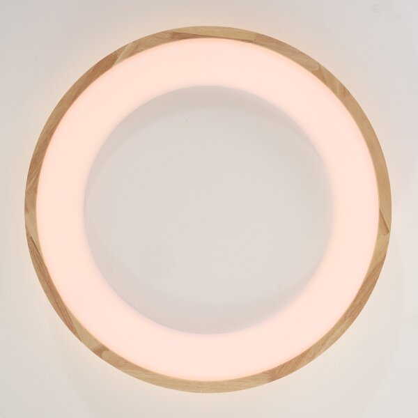 Brilagi-LED Таванно осветително тяло FALCON WOOD LED/40W/230V 3000/4000/6000K 60 cm дърво
