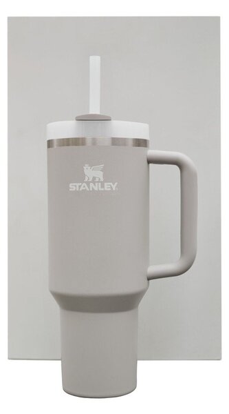 Светлосив термос със сламка от неръждаема стомана 890 ml Quencher H2.O FlowState™ Tumbler Ash – Stanley