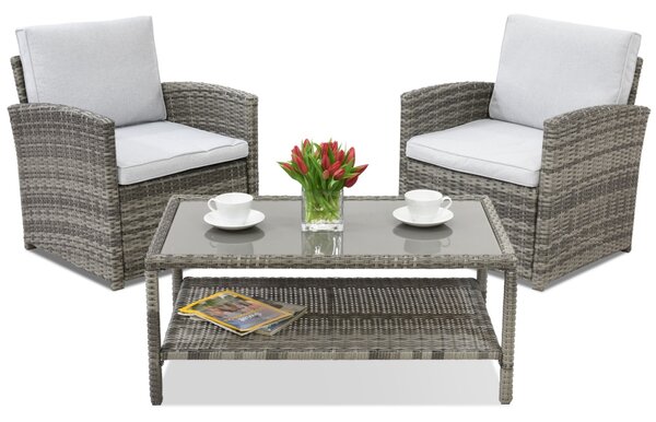 Градински мебели Monaco Terrace Garden Point сив