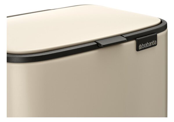 Бежово стоманено кошче за боклук с педал 4 l Bo – Brabantia