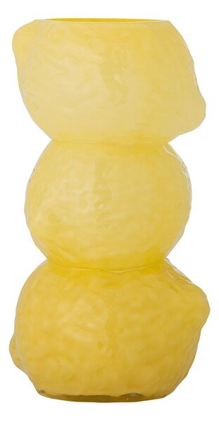 Жълта стъклена ваза (височина 27 cm) Limone – Bloomingville