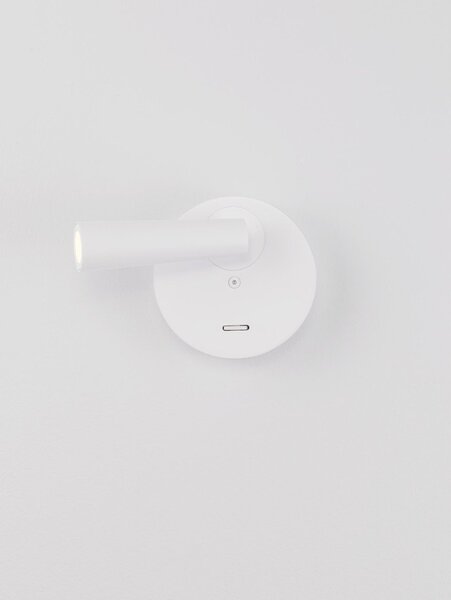 Алуминиев LED прожектор с огъваща се структура в матово бял цвят 7x10 cm Tico – Nova Luce