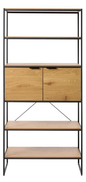 Библиотека от декор от дъб в естествен цвят 90x190x40 cm Cesura – Unique Furniture
