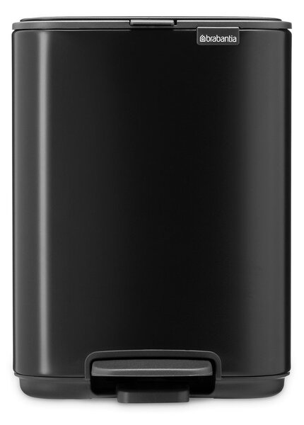 Матово черно стоманено кошче за боклук с педал 4 l Bo – Brabantia
