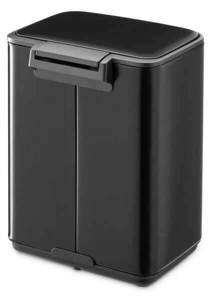 Матово черно стоманено кошче за боклук с педал 4 l Bo – Brabantia