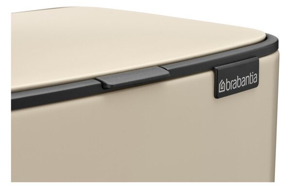 Бежово стоманено кошче за боклук с педал 12 l Bo – Brabantia