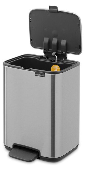 Стоманено кошче за боклук с педал в матово сребрист цвят 4 l Bo – Brabantia