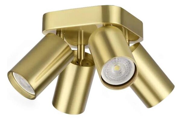 Ideal Lux - LED точково осветително тяло DYNAMITE 4xGU10/7W/230V CRI 90 месинг