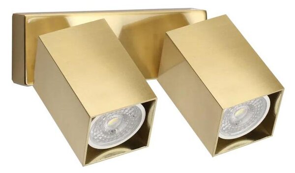 Ideal Lux - LED настенно точково осветително тяло DYNAMITE 2xGU10/7W/230V CRI 90 месинг