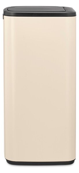Бежово стоманено кошче за боклук отваряне с докосване 30 l Bo Touch – Brabantia