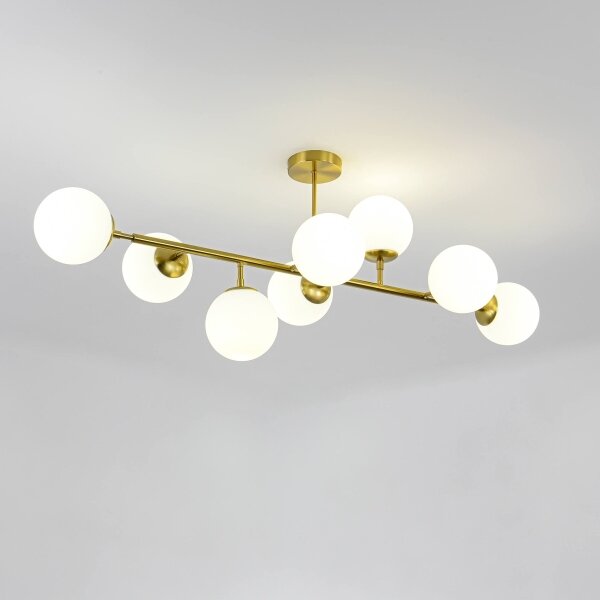 Полилей на прът DORADO 8xE14/40W/230V златен