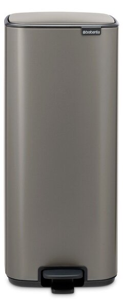 Сиво стоманено кошче за боклук с педал 30 l Bo – Brabantia