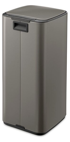 Сиво стоманено кошче за боклук с педал 30 l Bo – Brabantia