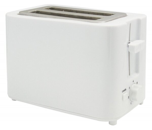 Тостер за хляб Elite CT-818R, 700W, 2 филии, 4 дизайна на изпичане, Бял