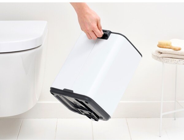 Бяло стоманено кошче за боклук с педал 7 l Bo – Brabantia