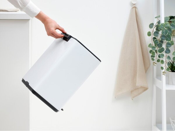 Бяло стоманено кошче за боклук с педал 12 l Bo – Brabantia