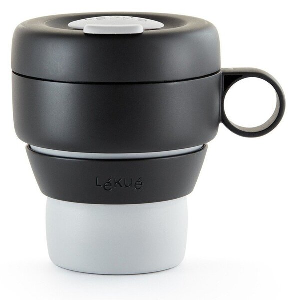 Черна термочаша 400 ml To Go – Lékué