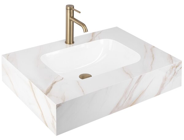 Стенна мивка REA Aresa Grey Gold 70