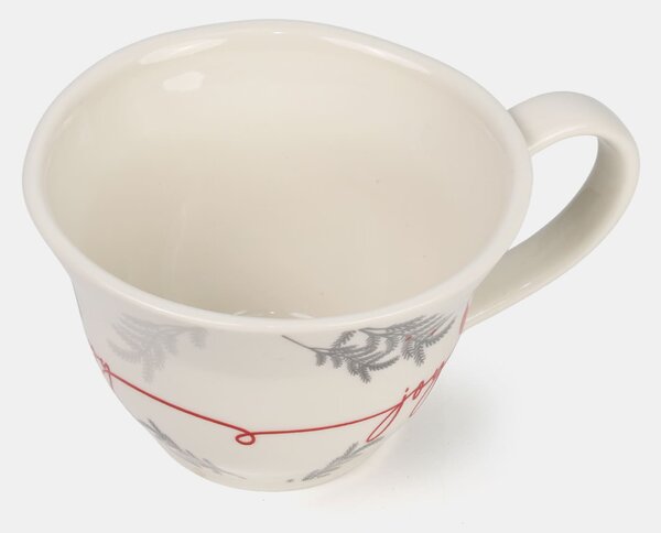 Sinsay - Чаша с празничен мотив - бял