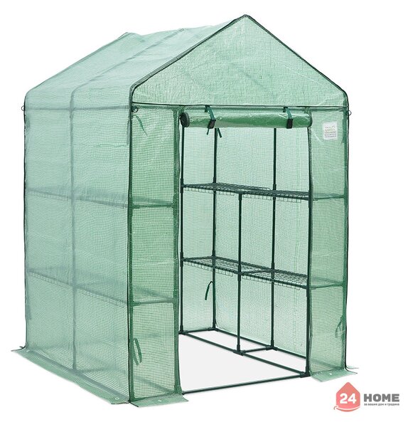 Мини Оранжерия SUNNY 140х140х200 см с 4 етажерки