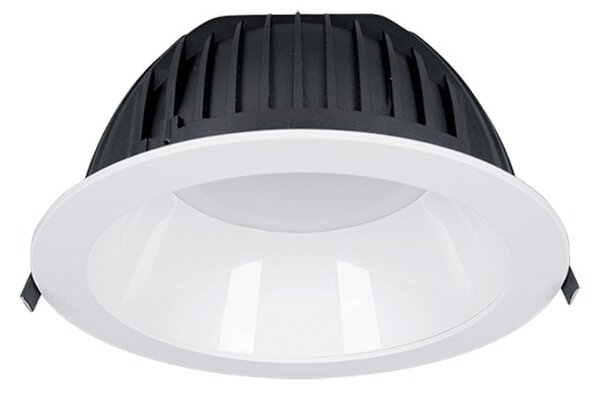 LED луна ELMARK 92FLD3540/WH, 35W, 230V, 3150lm, 4000K, защита (IP44), бяло/черна
