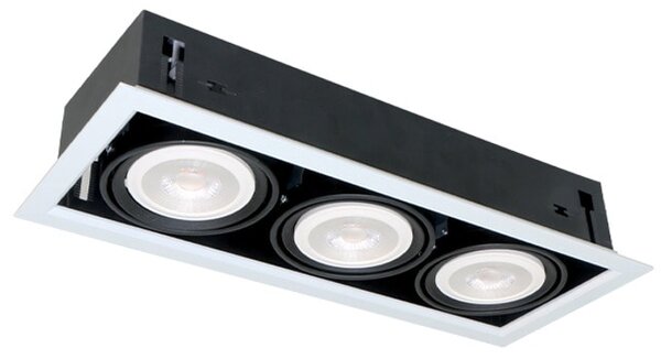 LED луна ELMARK 92Q31227WH, 3X12W, 230V, защита IP20, 2700lm, 2700K, бял
