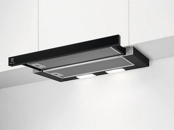 Абсорбатор Electrolux LFP326FB, за вграждане, клас C, 410m³/h, черен, 3 степени на мощност