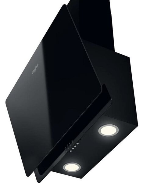 Абсорбатор Whirlpool WHVP 65F LM K, за вграждане, клас D, въздухопоток 375m3, 1 мотор, 3 нива на мощност, LED светлина, сензорно управление