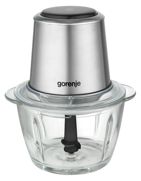 Чопър Gorenje S450XE, 450W, вместимост 1.2 l, нож от неръждаема стомана, сив