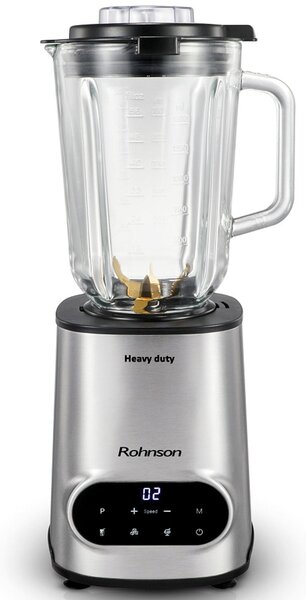Блендер Rohnson R-5344, 1600W, вместимост 1.5л., 10 скорости, сребрист