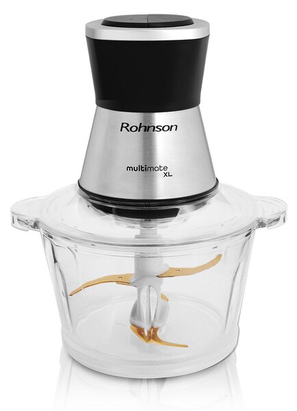 Чопър Rohnson Multimate XL R-5120, 700W, вместимост 2 l, ниво на шум 70-75db, подходящ за раздробяване на лед, инокс