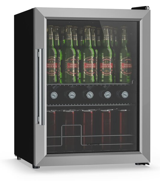 Klarstein Хладилник за напитки Beersafe със стъклена врата | 64 x 48 см | Вътрешно LED осветление