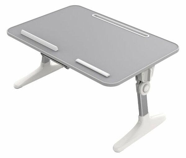 Лаптоп бюро Orico LRZ-64-GY, преносимо, регулируема височина с 5 стъпки 28-40cm, чекмедже, сиво