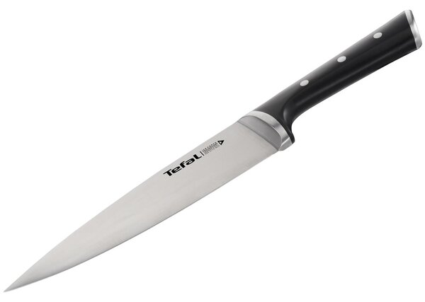 Кухненски нож Tefal K2320214, 20 см, неръждаема стомана, черен