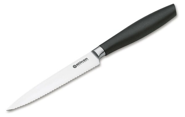 Кухненски нож Boker Solingen Core Professional Tomato Knife, 23 см, неръждаема стомана, черен