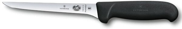 Кухненски нож Victorinox Fibrox Pro Boning Knife, за обезкостяване, неръждаема стомана, 15 см, черен