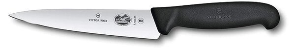 Кухненски нож Victorinox Fibrox, 15 см, неръждаема стомана, черен
