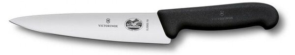 Кухненски нож Victorinox Fibrox, 19 см, неръждаема стомана, черен