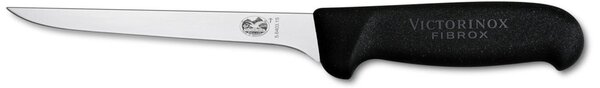Нож за обезкостяване Victorinox Fibrox 5.6403.15, 15 см, неръждаема стомана, черен