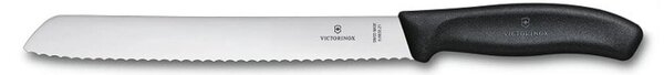 Кухненски нож Victorinox SwissClassic, за хляб, 21 см, неръждаема стомана, черен