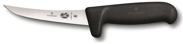 Нож за обезкостяване Victorinox Fibrox 5.6603.12M, 12 см, неръждаема стомана, извито острие, черен