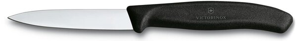 Нож за белене Victorinox Swiss Classic, 8 см, черен