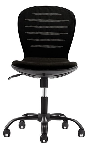 Детски стол RFG Flexy Black, до 120кг. макс тегло, дамаска, коригиране височината, черен