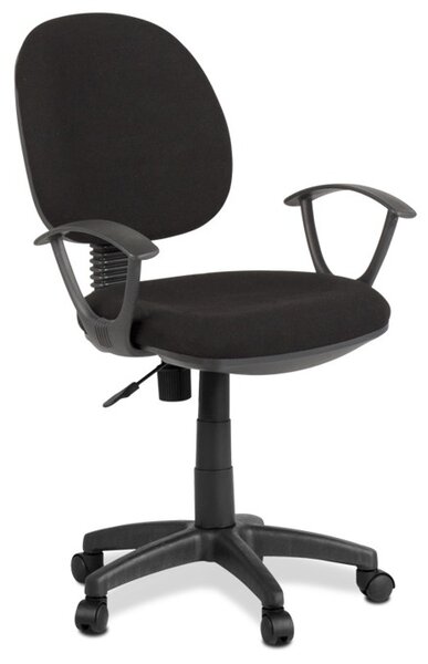Офис стол Carmen 7061, дамаска, подлакътници, коригиране височина, газов амортисьор, черен