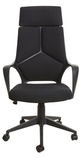 Директорски стол Force Black, дамаска, черен