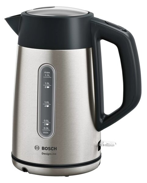 Електрическа кана Bosch TWK4P440, 1.7 л. обем, 2400W, инокс