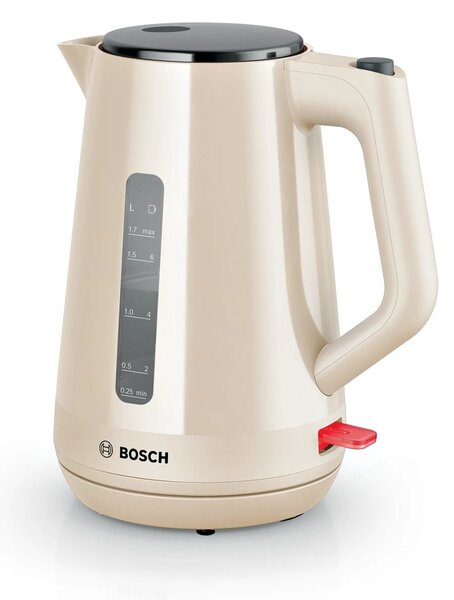 Електрическа кана Bosch TWK1M127, 1.7 л. вместимост, 2400W, крем