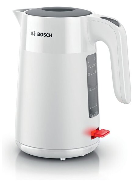 Електрическа кана Bosch TWK2M161, 1.7 л. вместимост, 2400W, бяла