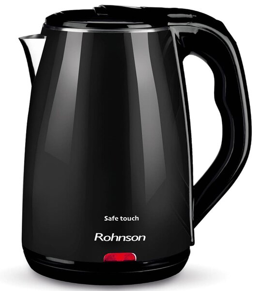 Електрическа кана Rohnson R-7535, вместимост 1.7 л, 1500W, черна